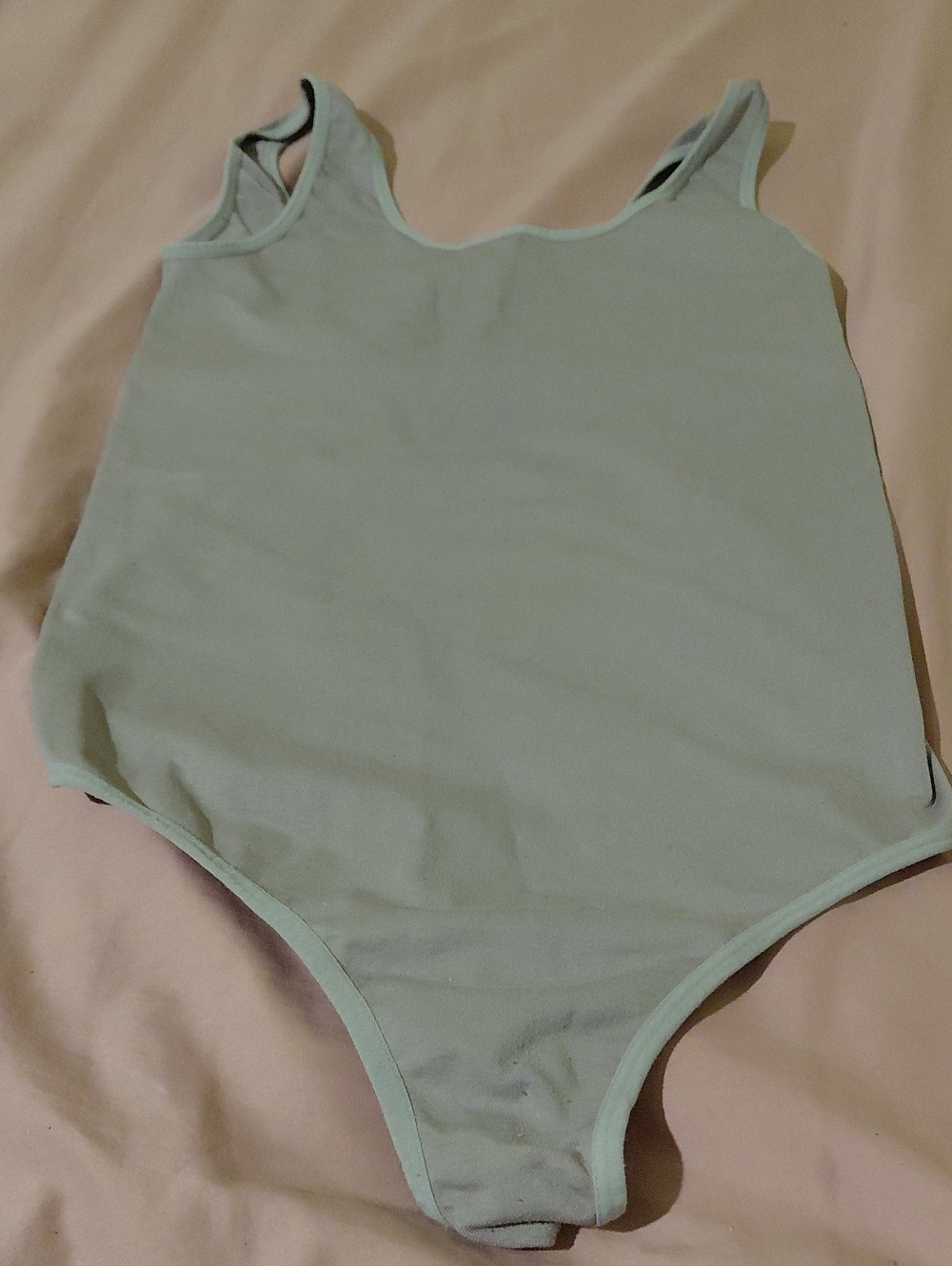 Women’s Light Mint Scoop Neck Bodysuit
